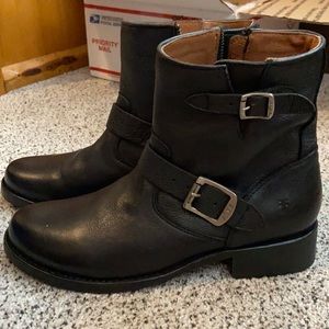 Frye biker booties